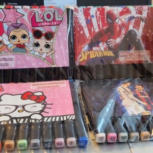 PLUMONES DOBLE PUNTA (12unds)